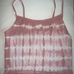 American Eagle Pink Tie Dye Cami